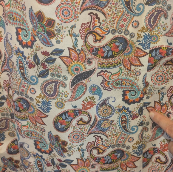 Olymp Level 5 Body Fit Paisley Dress Shirt 100% Cotton 14.5/37 EUC! - Picture 11 of 16